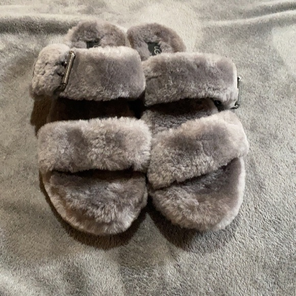 Shoes - Fuzz Yeah Ugg Sheepskin Slip Ons